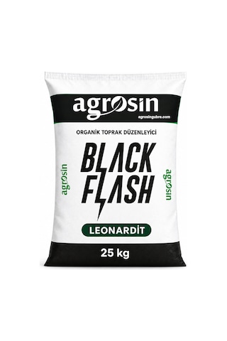 Agrosin Black Flash Leonardit Organik Toprak Düzenleyici Granül 25 kg
