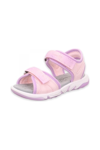 Superfit 009540 Pebbles Günlük Pembe Kız Çocuk Sandalet Beyaz Çok Renkli