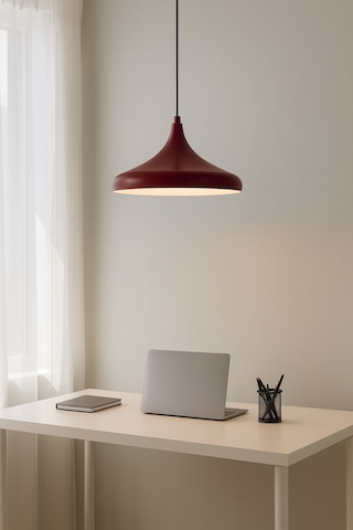 Modern Tasarım Bordo Sarkıt Avize Salon, Mutfak Ve Ofis İçin Dekoratif Butik Lamba Aydınlatma Bordo