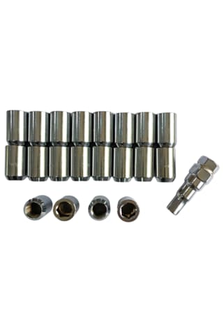 Allen Başlı Bijon Somunu M14x1.5 Diş 32mm Krom Kaplama, 20 Adet