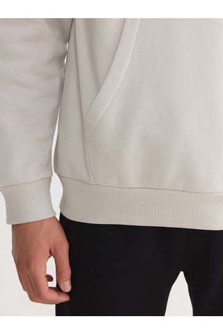 LC Waikiki Lc Waıkıkı Bej Kanguru Cepli Erkek Hoodie