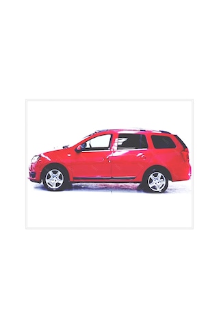 Dacia Logan Mcv Krom Cam Çıtası 4 Prç. 2013 Üzeri P. Çelik