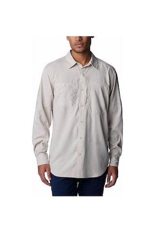 Columbia Am1683 Silver Ridge Utility Lite Long Sleeve Erkek Gömlek-28588-ekru Ekru