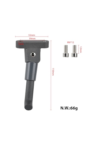 N65 Uyumlu Yan Destek Ayağı 118mm Kickstand Muadil Metal Park Ayağı