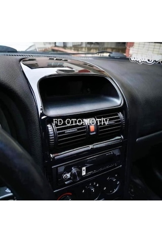 Opel Astra G Parlak Siyah ( Full Set ) Konsol Kaplama
