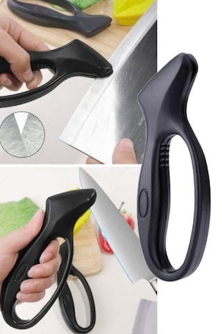 Bıçak Bileme Makinesi - El Koruma Hazneli Pratik Bıçak Bileyici Ergonomik Saplı Kolay Bileyici