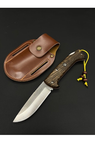 N690 Böhler Çelik Çakı Kahverengi