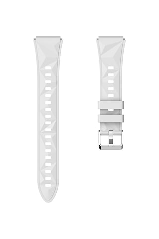 Butam Bilişim Huawei Watch Gt5 Pro 42mm Uyumlu Krd-129 Silikon Kordon Strap Kayış-kırmızı