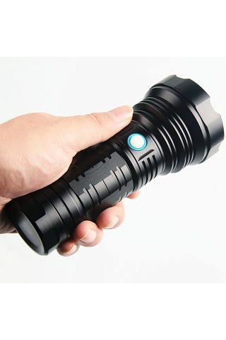 Argeus Şarjlı Üçgen Pilli Metal El Feneri Sst40 Çok Renkli