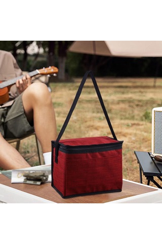 Dolıty Soğutucu Tote Çanta Omuz Askılı Kırmızı Kırmızı