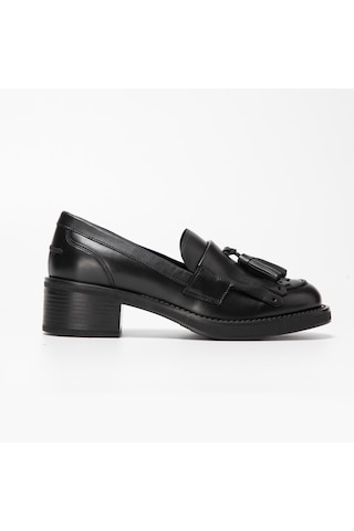 Nero Black Oxford Klasik Kadın 82l3 Frau Tresor Nero siyah