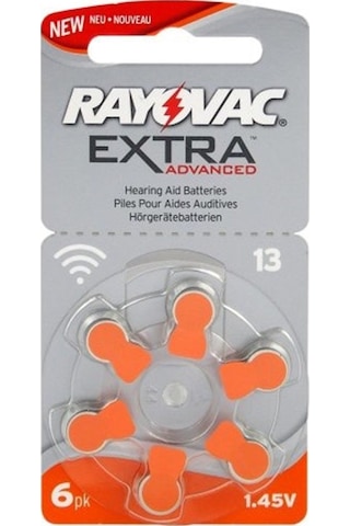 Rayovac Extra Advanced 13 Numara Blister İşitme Cihazı Pili 6 x 5'li