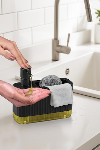 Okyanus Home Coliseum Sıvı Sabunluk Seti Siyah Siyah