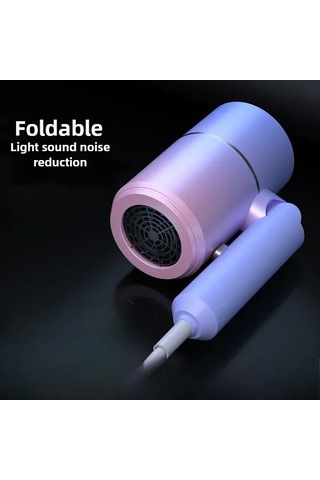 Ev Için Taşıma Çantası Sıcak Hava Anyon Saç Bakımı Ile Katlanır Saç Makinesi 800w Gradient