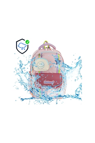 Kidsbag Okul Çantası + Beslenme Çantası + Kalemlik + Para Cüzdanı 2 Turuncu