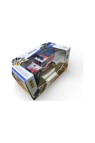 23 Cm Uzaktan Kumandalı Şarjlı Rock Crawler Jepp 1538 Kırmızı