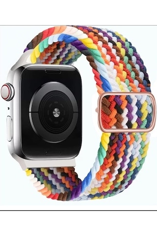 Watch 42-44-45Mm Uyumlu 7,6,Se,5,4 Seri Örgülü Solo Döngü