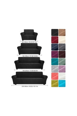 Flybuy Yıkanabilir Esnek Koltuk Kılıfı - Anti-kaygan, Çocuk & Evcil Hayvan Dostu, 16 Renk, Göl Mavisi DiğER