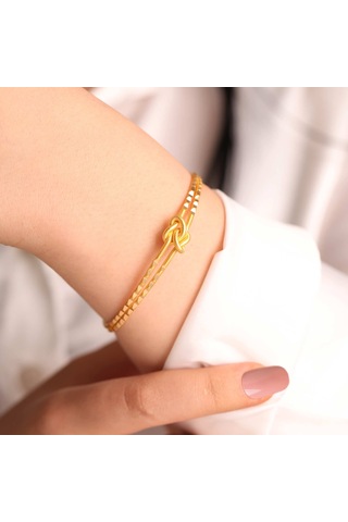 15 Gr 22 Ayar Düğüm Kesme Bilezik