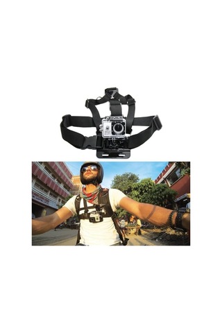 Go Hero 12 Su Geçirmez Kılıf Housing Göğüs Bandı Ve Kafa Bandı 3'lü Set