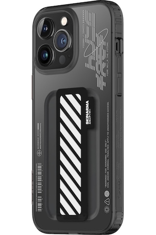 Apple Uyumlu iPhone 14 Pro Max Kılıf Skinarma Şeffaf Desenli Kaze Kapak
