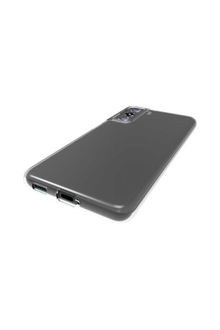 Samsung Uyumlu Galaxy S21 Kılıf Şeffaf Silikon Hibrit Case Renksiz