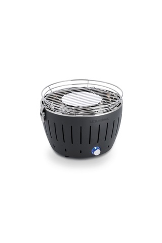 Lotusgrill S Dumansız Kömürlü Mangal - Çantalı, Taşınabilir Kamp Barbeküsü Gri
