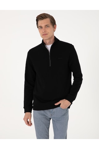 Pierre Cardin Erkek Siyah Sweatshirt 50314044-vr046 Siyah