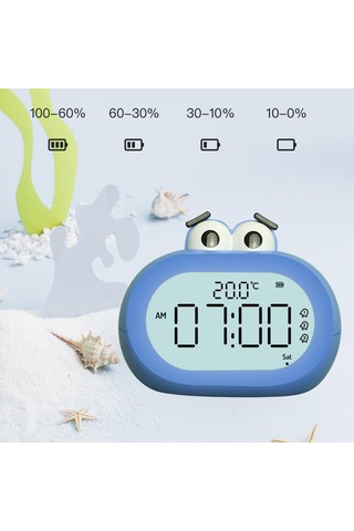 Suntek Seyahat Başucu Mavi Için Dijital Çalar Saat Kapalı