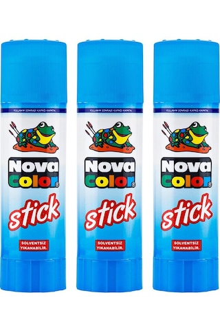 Stick Yapıştırıcı Nova Color Katı Yapıştırıcı 10 gr 3 Adet
