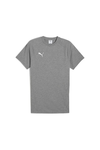 Puma Teamevostripe Tee Erkek Günlük Tişört 65995333 Gri Gri