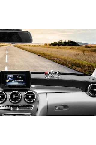 Didadodo Suntek 360 Dönüş Araç Tablet Tutucu, Kırmızı Manyetik Braket