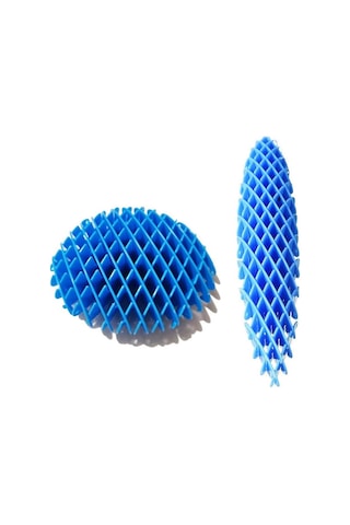 Yeni Nesil Mavi Solucan Stres Oyuncağı Top Anahtarlıklı Model 2 Özellikli Vıp New Blue Fıdget Worm