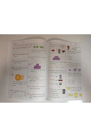 İlkokul 2. Sınıf Matematik Problem Çözme Kitabı Ve Pensan 12 Renk Boya & Kırtasiye Seti + Tangram