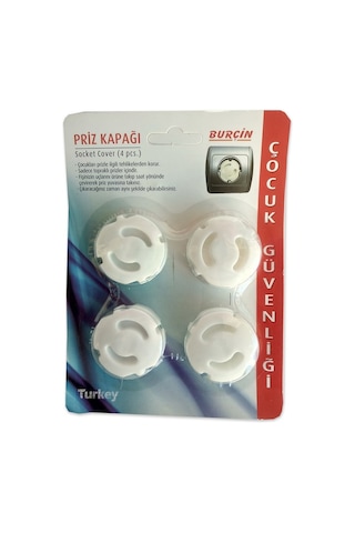 Priz Kapağı Priz Emniyet Kapağı 4 Adet