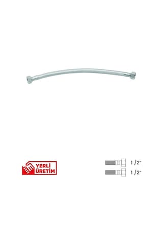 Bağlantı Hortumu 1/2'1/2 90 Cm