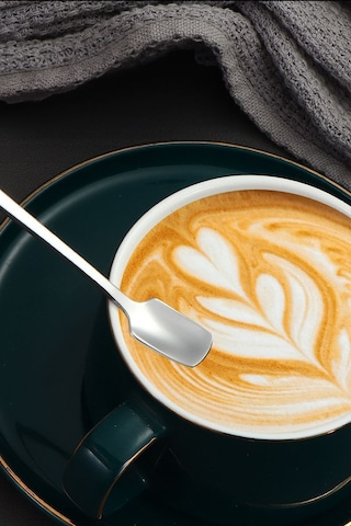 304 Çelik 21 Cm Kokteyl Karıştırma Barmen Latte Kaşığı Cin761by