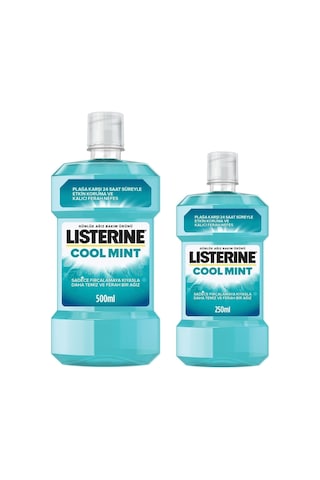 Listerine Ağız Bakım Suyu Cool Mint 500 ML + 250 ML