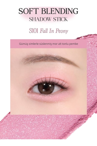 Clio Soft Blending Shadow Stick S101 Fall In Peony