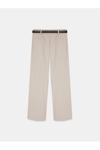 Dilvin 72682 Kemerli Pileli Pantolon-bej