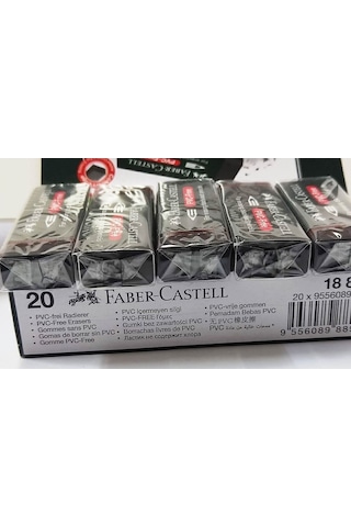 Faber Castell Silgi-faber-castell Büyük Boy Siyah Silgi-5 Adet