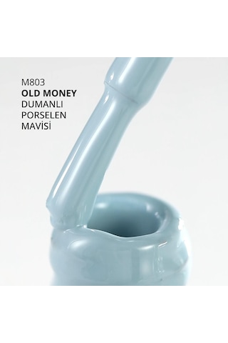 Kalıcı Oje M803, Dumanlı Porselen Mavisi, 10 Ml