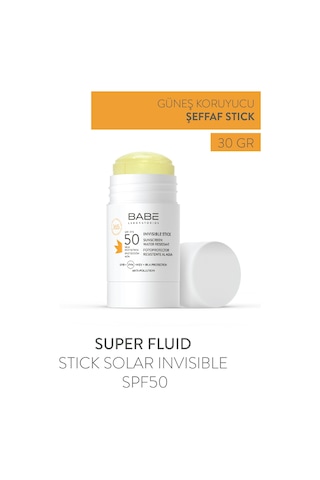 Babe Invısıble Stıck Sunscreen SPF50 30gr - Invisible Güneş Koruyucu Stick