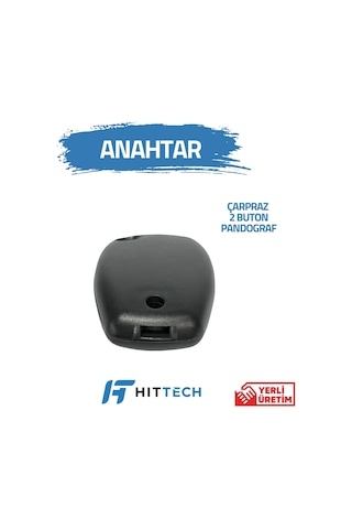 Renault - Master 3 Uyumlu 2 Buton Pandoğraf Anahtar Kabı