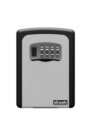 İnsafe Isc801key Şifreli Çelik Kasa, Anahtar Kasası, Anahtar Dolabı, Gri