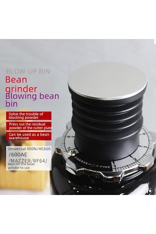Geeroyoo Siyah Df64 İtalyan Tarzı Kahve Değirmeni - Dar Fıçın, Basınçlı Daraltma, Üfleme Fonksiyonu İle Çöp Temizliği, 900n Gövde Siyah