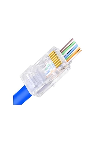 Alfanet Ez-rj45 Yeni Nesil Cat6 Konnektör 100'lü Paket