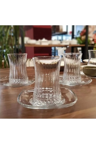 Çnr Home Collection 6 Kişilik 12 Parça Elysia Çay Seti Gold