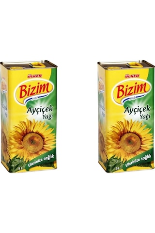 Bizim Ayçiçek Yağı Teneke 2 x 5 L