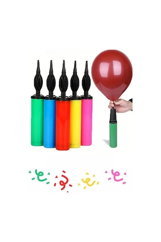 Mucit Home Çift Taraflı Hızlı Balon Şişirme Pompası Çok Renkli